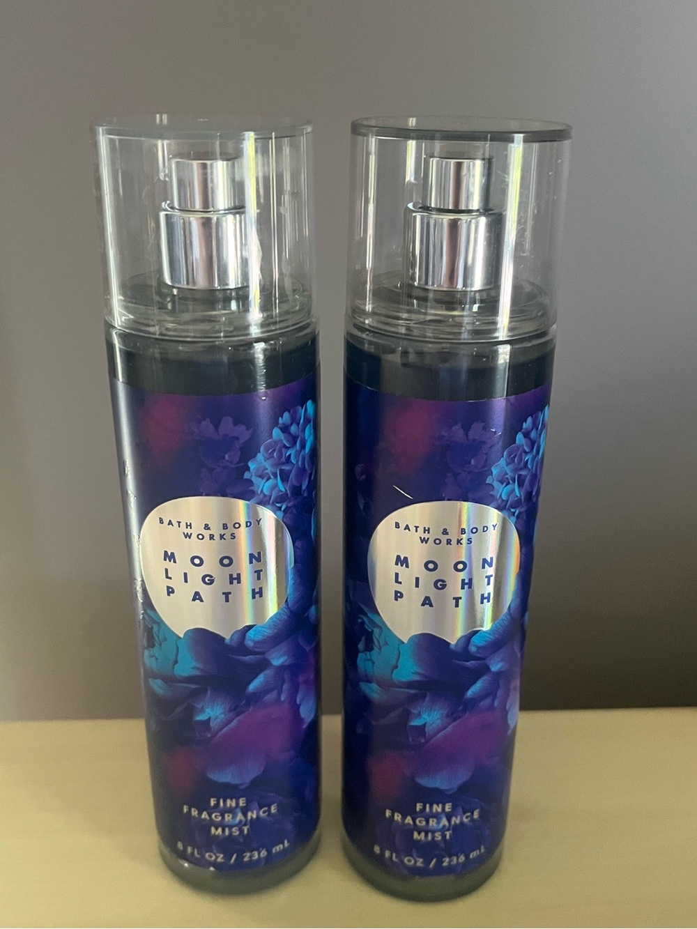 Two New Bath & Body Works Moonlight Path Fine Fragrance Mists